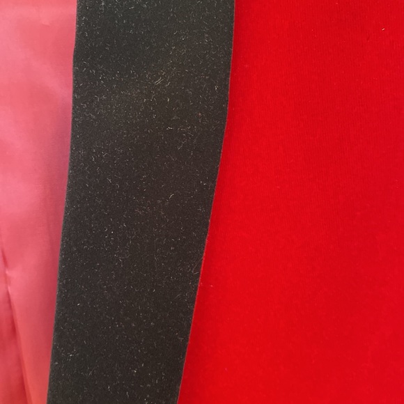 BRAND NEW shawl lapel red Velvet Sorento Jacket - Picture 2 of 7